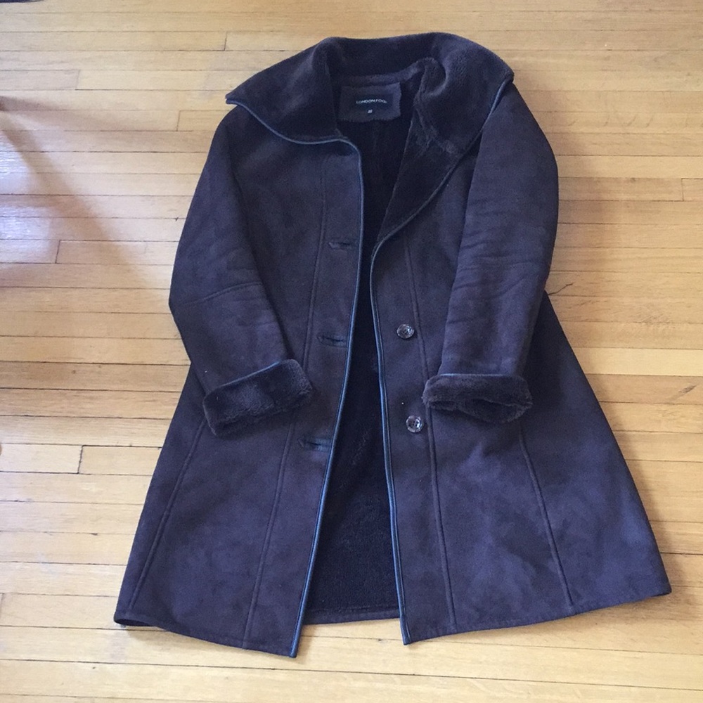 London Fog faux fur lined jacket